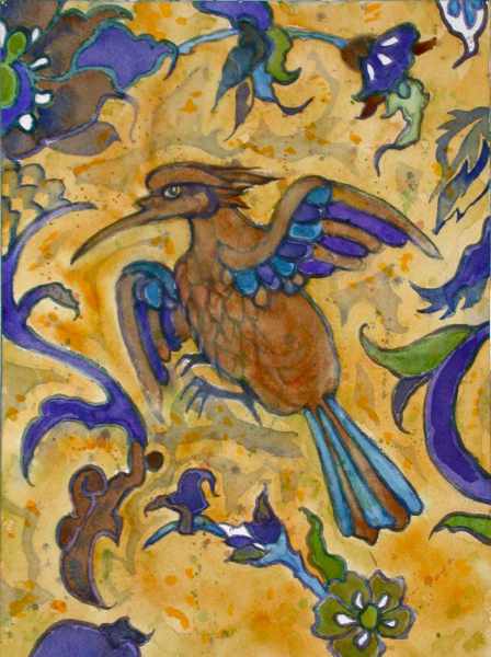 Islamic Bird Pattern 2